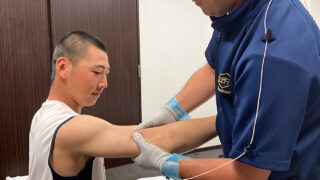 「野球肘・野球肩を守る秘密兵器ラクリスケア！！」 