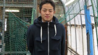 札幌南シニアで、懐かしいOB高石さん 