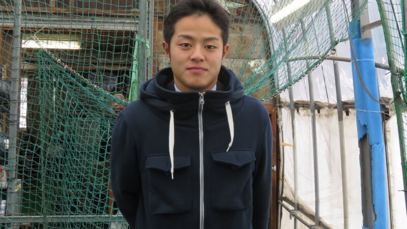 札幌南シニアで、懐かしいOB高石さん 
