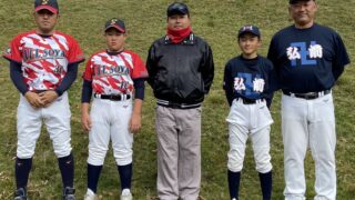 【28日速報】1回戦・宗谷選抜×弘前卍ホークス（清水球場②） 