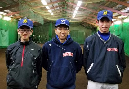 東米里校に2人のOBが顔を出してくれた 