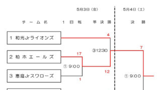 (ス)柏ホエールズ・若草タイガース恵庭地区代表掴む！＜道新旗＞ 