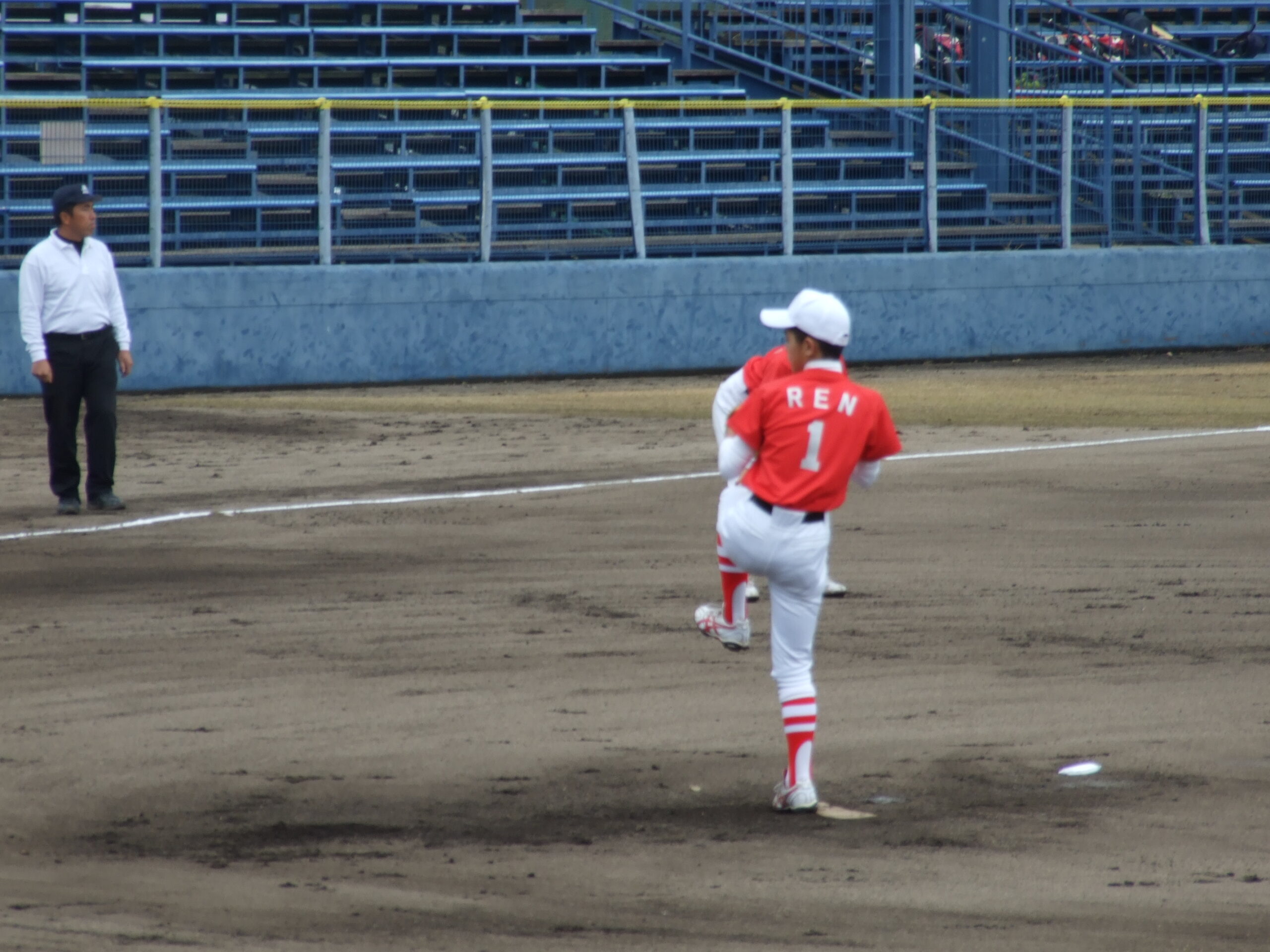 美原大会試合中の様子①