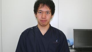 バレーボールの現役、羊ケ丘病院の釘本さん 