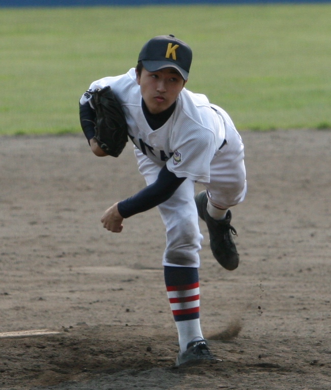 石井投手(北見)