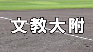 文教大附ベンチ入りメンバー＜2022春＞ 