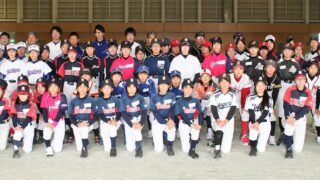 岩見沢で札幌ブレイク「小学女子野球教室」開催 