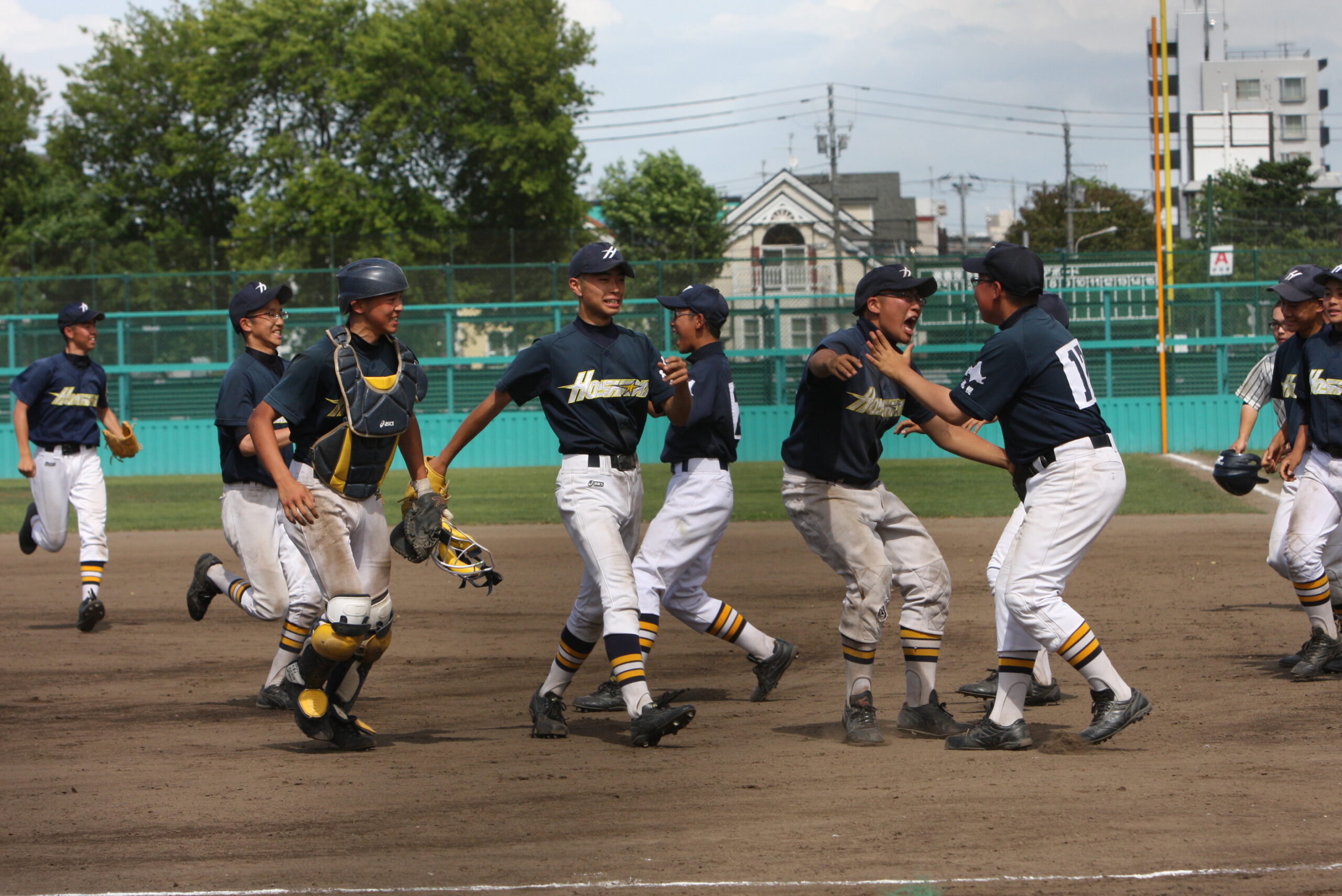 星置中、優勝の瞬間
