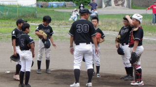 優勝は余市強い子野球スポーツ少年団 準Ｖ蘭越 