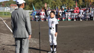 6市4町から32チームが参加　道スポ旗開幕 