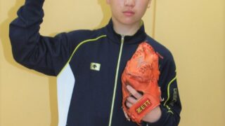 けがを治して全国へ－豊平ボーイズの松山君 
