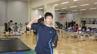ドッジボールから野球へ－江別中央中の由利君 