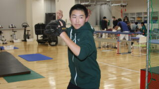 勝負は来季！札幌・北都中の徳岡君 