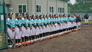 新陽高校女子硬式野球部、さながら体験会！ 
