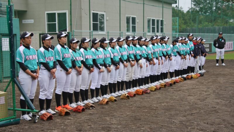 新陽高校女子硬式野球部、さながら体験会！ 