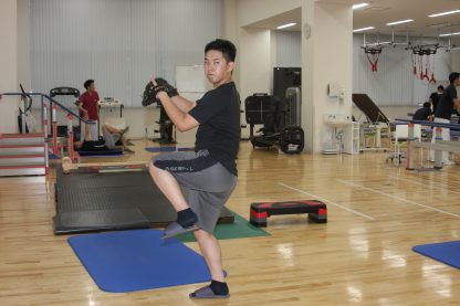 大学から投手に挑む北海道文教大の加藤君 