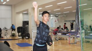 次のステップへ、真栄高の長谷川君 
