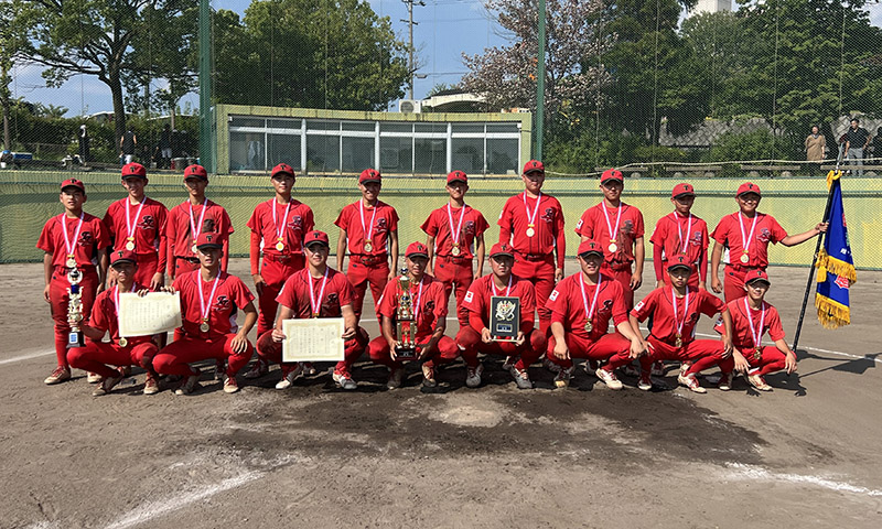 全国優勝を成し遂げたTTBCナイン