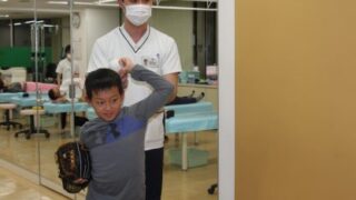 楽しさ野球の仕上げ、墨谷三中の石井君 