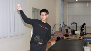 ”大学最後”に賭ける”沖縄・名桜大の菅原君 