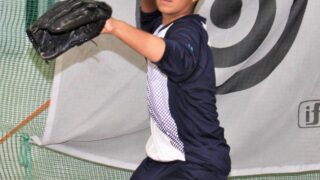 完全復活で秋を待つ豊平ボーイズの森高君 