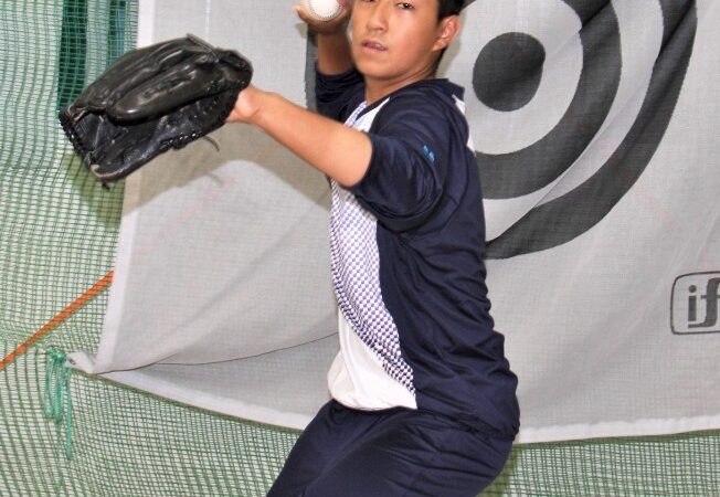 完全復活で秋を待つ豊平ボーイズの森高君 