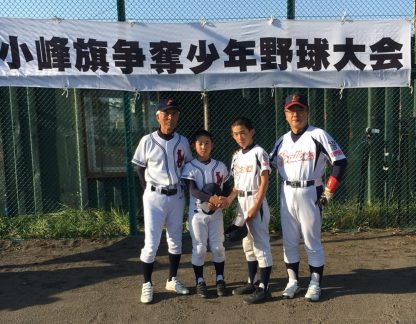 【結果】決勝トーナメント１回戦・伏古わんぱくボーイズ×鉄東スワローズ＜小峰旗＞ 