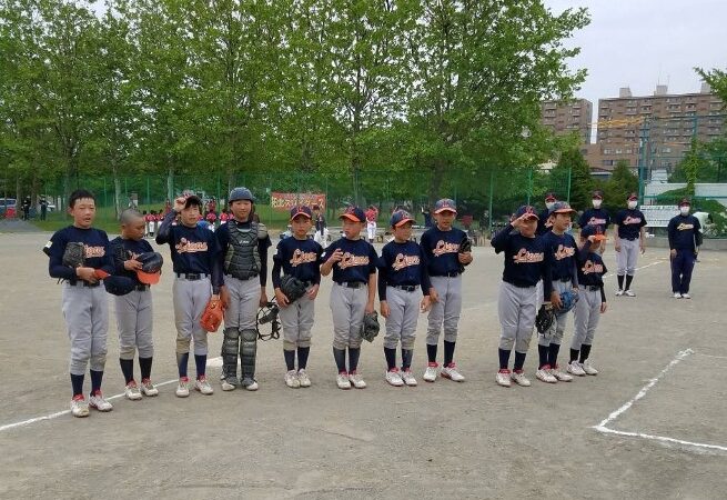 篠路ライオンズ、大勝で２回戦進出 
