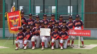 【23日速報】星置レッドソックス、全国『野球のまち阿南』に挑戦！ 