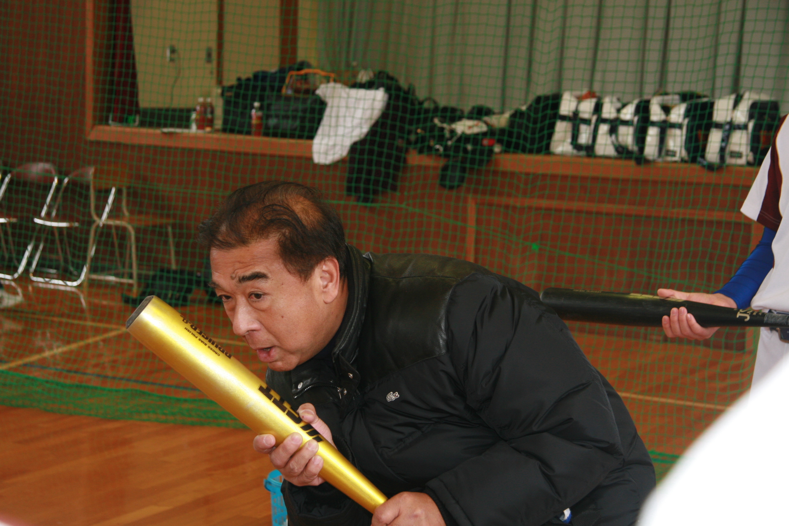 バントの構え