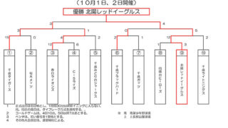 優勝は北陽レッドイーグルス　準Vタイガース＜エコア杯＞ 