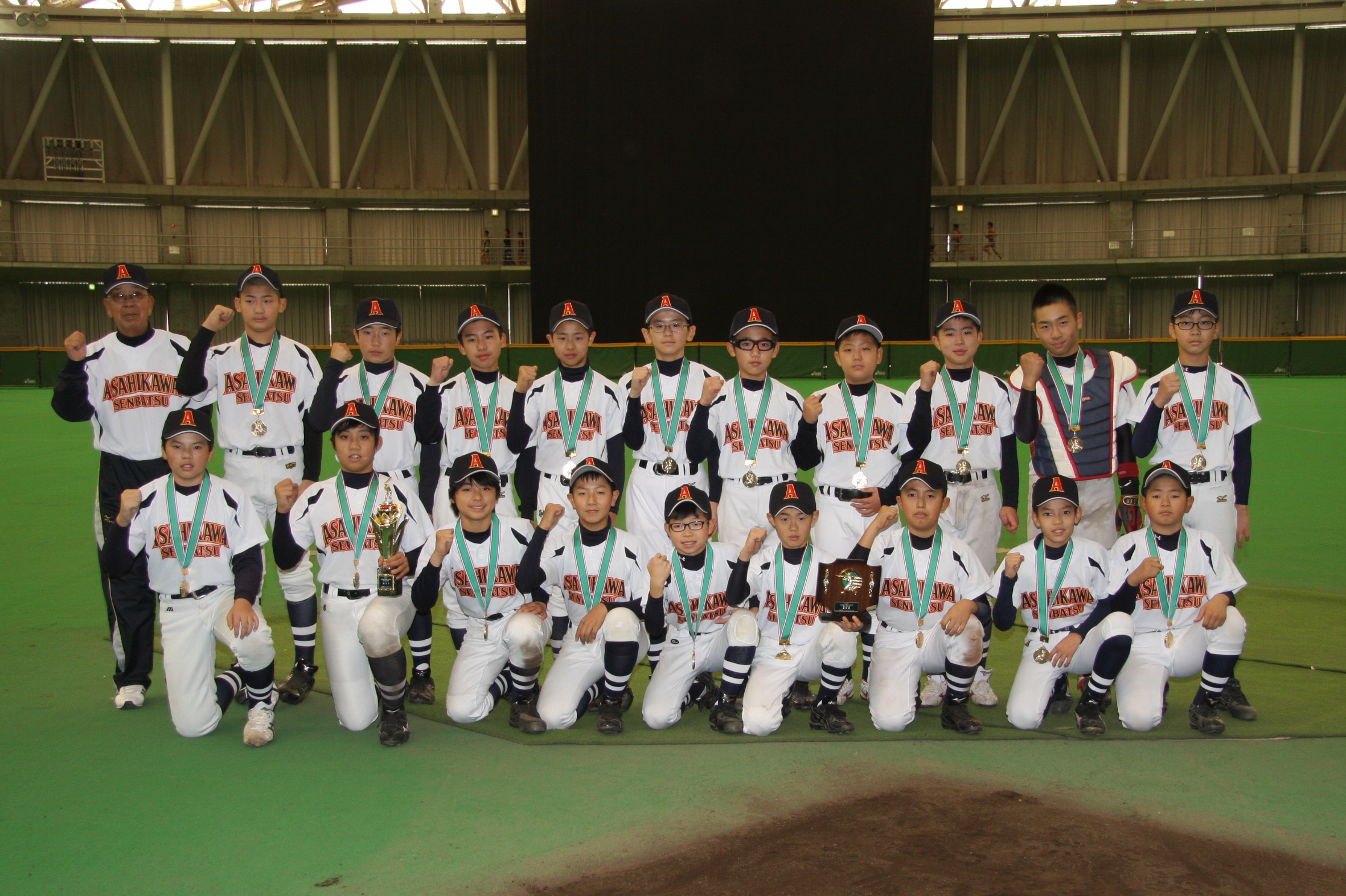 優勝した旭川選抜チーム