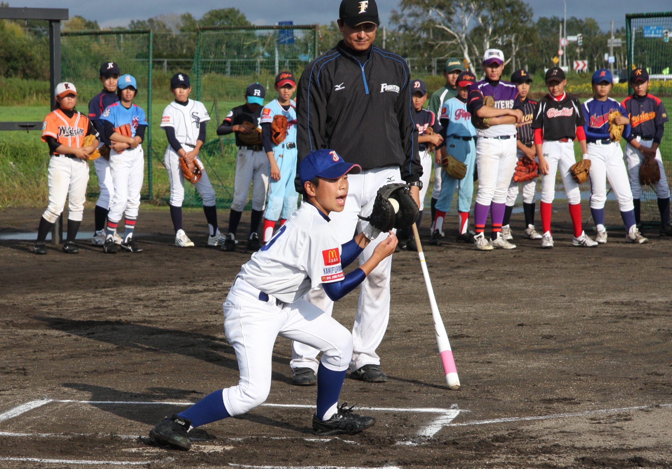 全力プレーで挑戦した選手たち