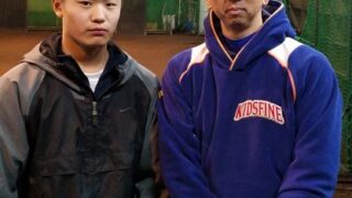 OBが高校合格の報告に！ 