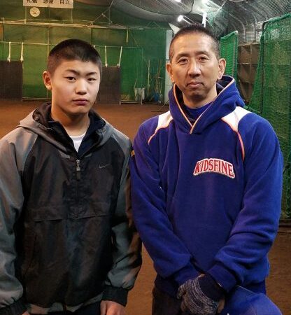 OBが高校合格の報告に！ 