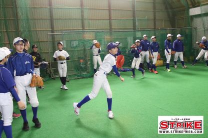 発行人、北広島シニアに出没。 