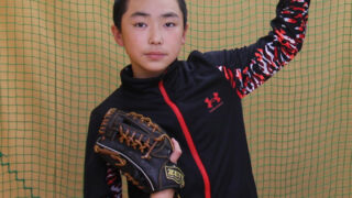 来季へ備え万全、中の島Fの山田君 
