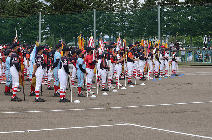 初優勝深川一已バトルズ 準Ｖ岩見沢学童＜マック南大会＞ 
