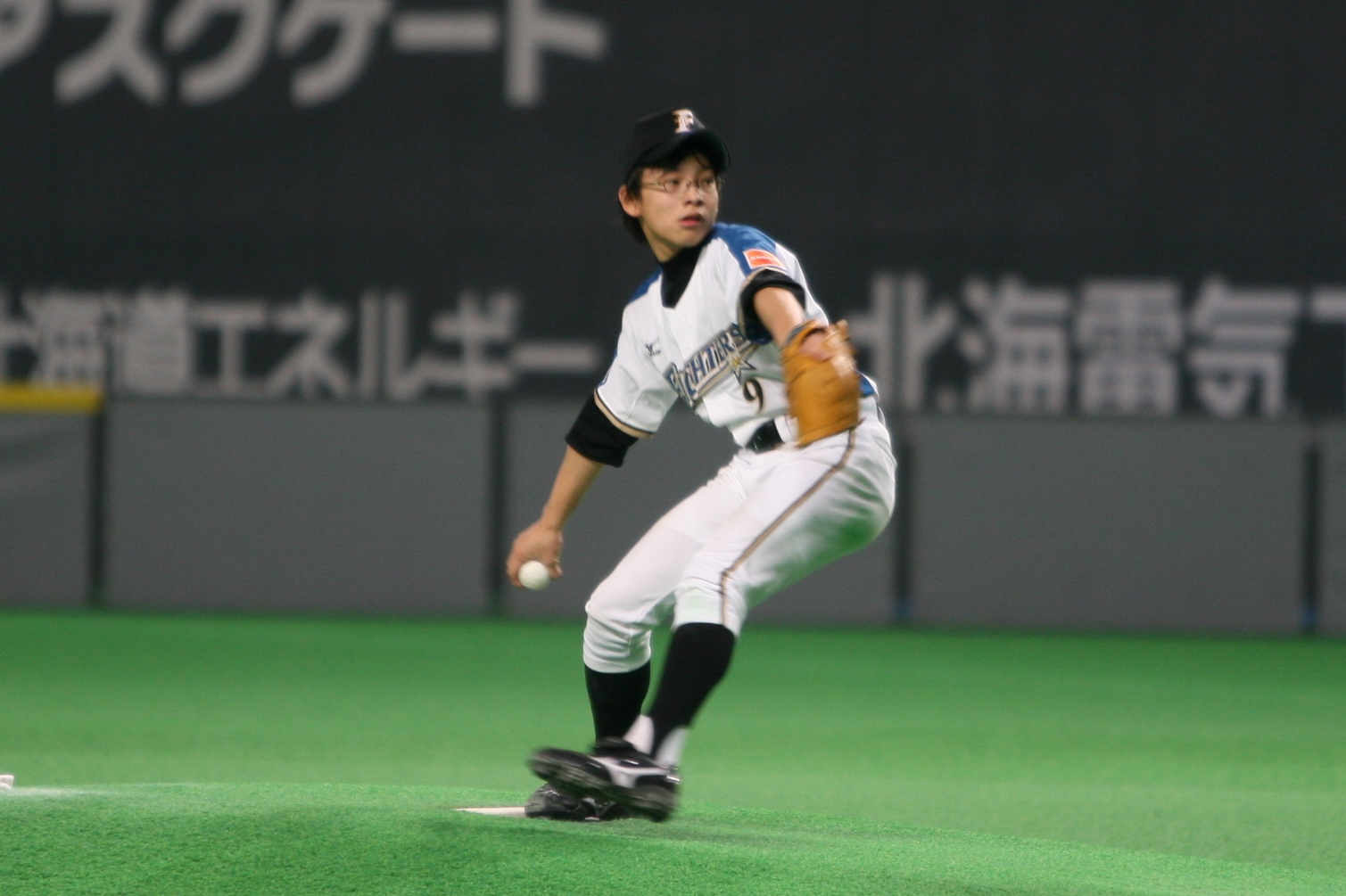 福岡ソフトバンク戦最終回、MAX126km/hを計測(鈴木一茶)