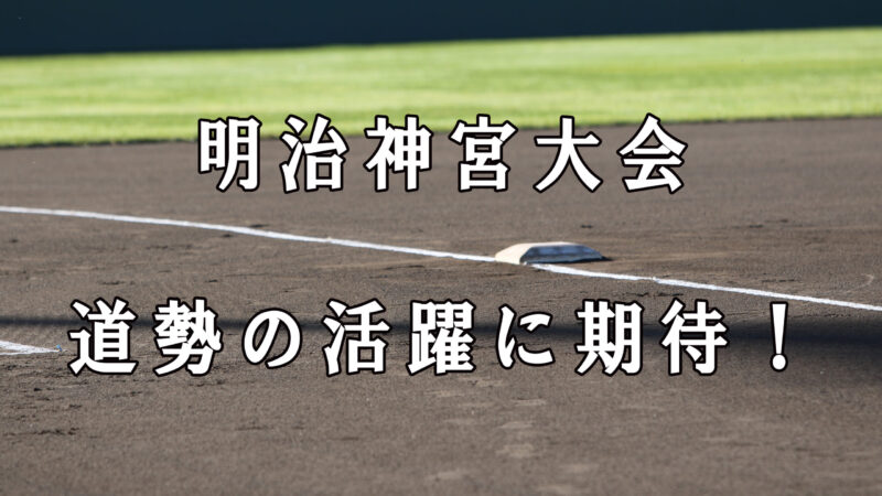 明治神宮大会に期待してしまう！ 