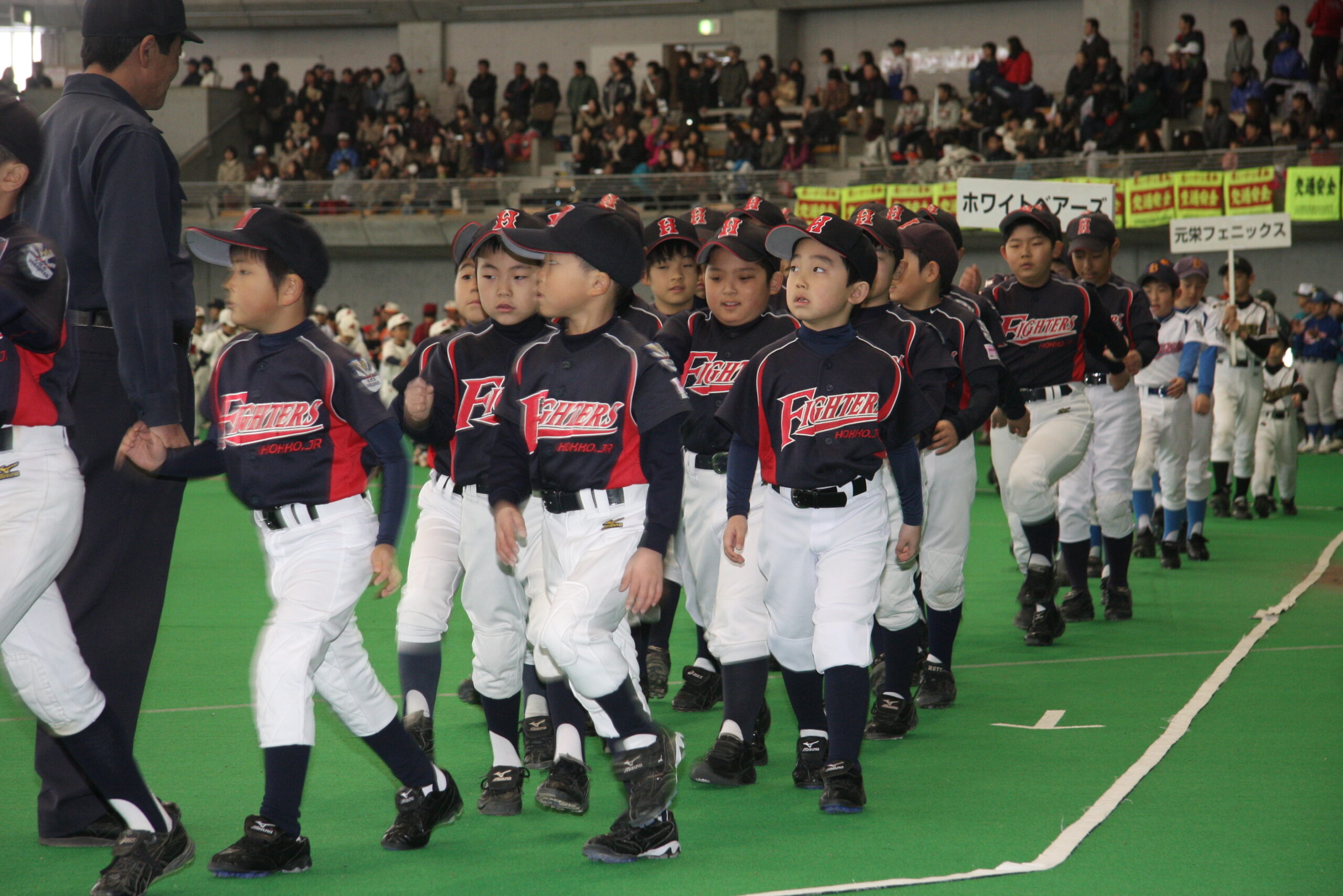 入場行進:北光Jrファイターズ