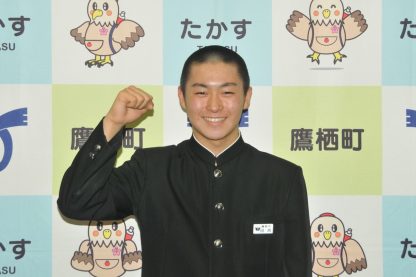 道選抜U14田尻、鷹栖町長に表敬訪問 