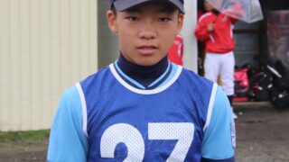 ＜手稲東ファイターズ＞佐藤壮真選手、投打に光る！ 