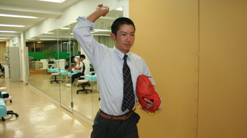 けがを乗り越え秋季大会で大活躍、双葉の佐野君 