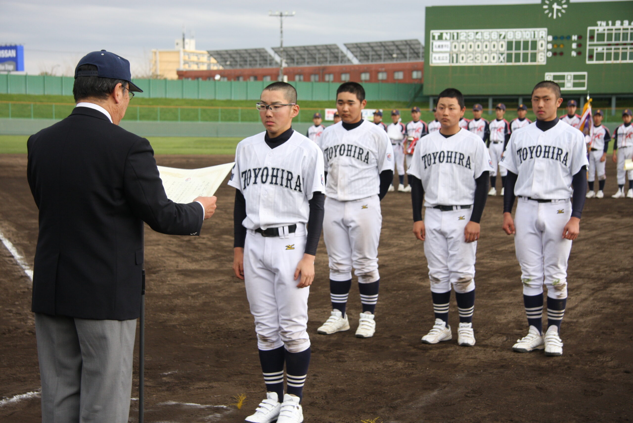 準優勝の札幌豊平ボーイズ