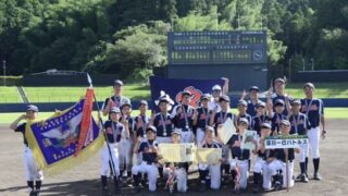 深川一已バトルズ初優勝！＜野球のまち阿南＞ 
