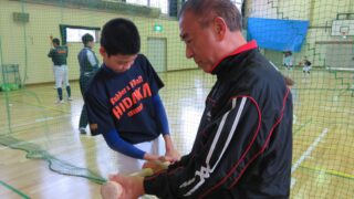 日高で、安倍氏が熱血指導 