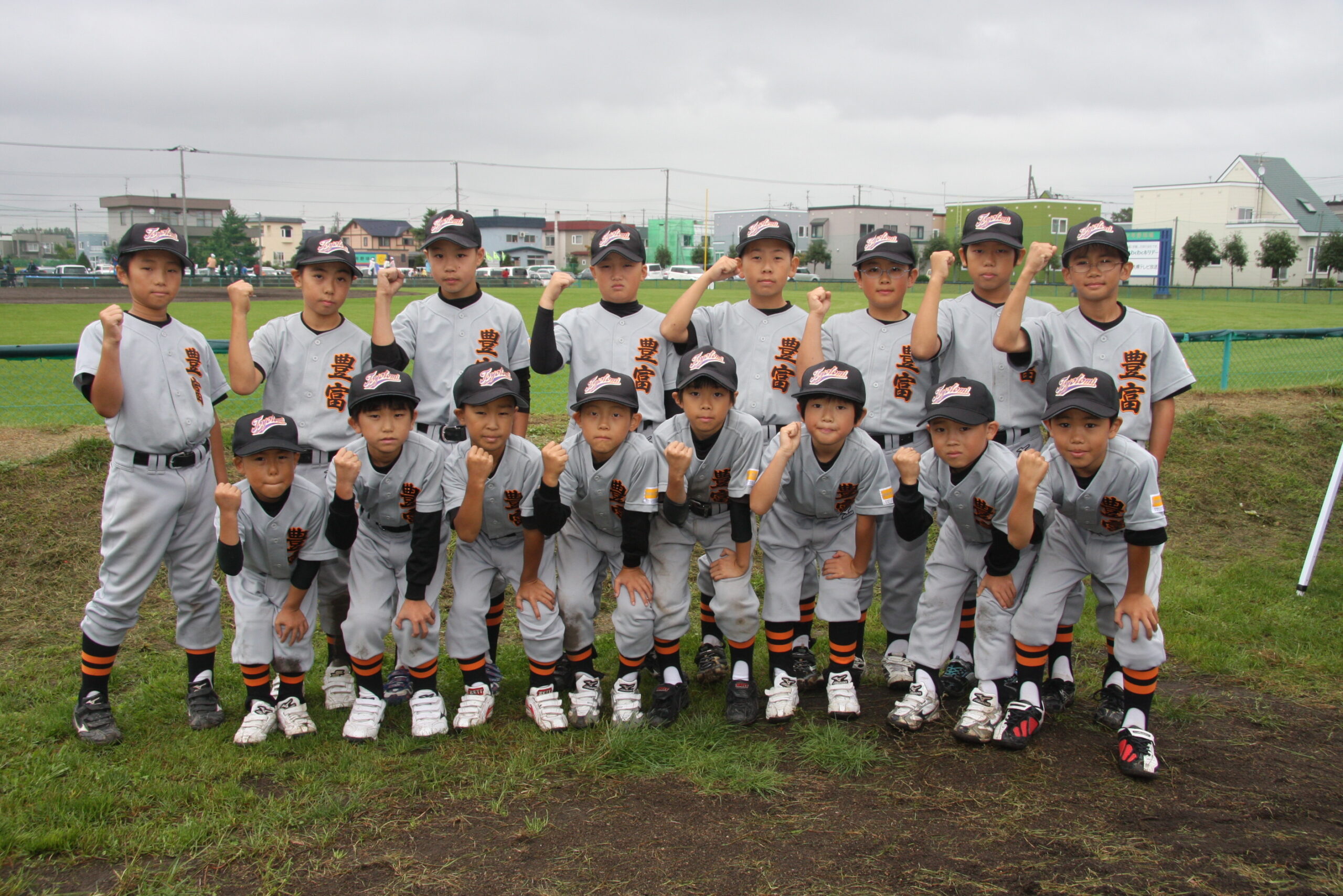 豊富町野球スポーツ少年団の選手たち