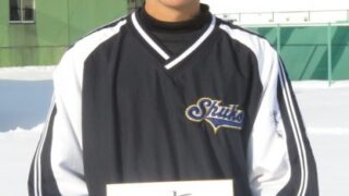 仙台育英秀光中 佐藤、地元札幌で活躍誓う！ 