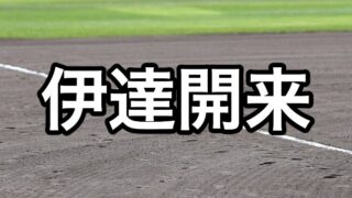 伊達開来ベンチ入り＜2026秋＞ 